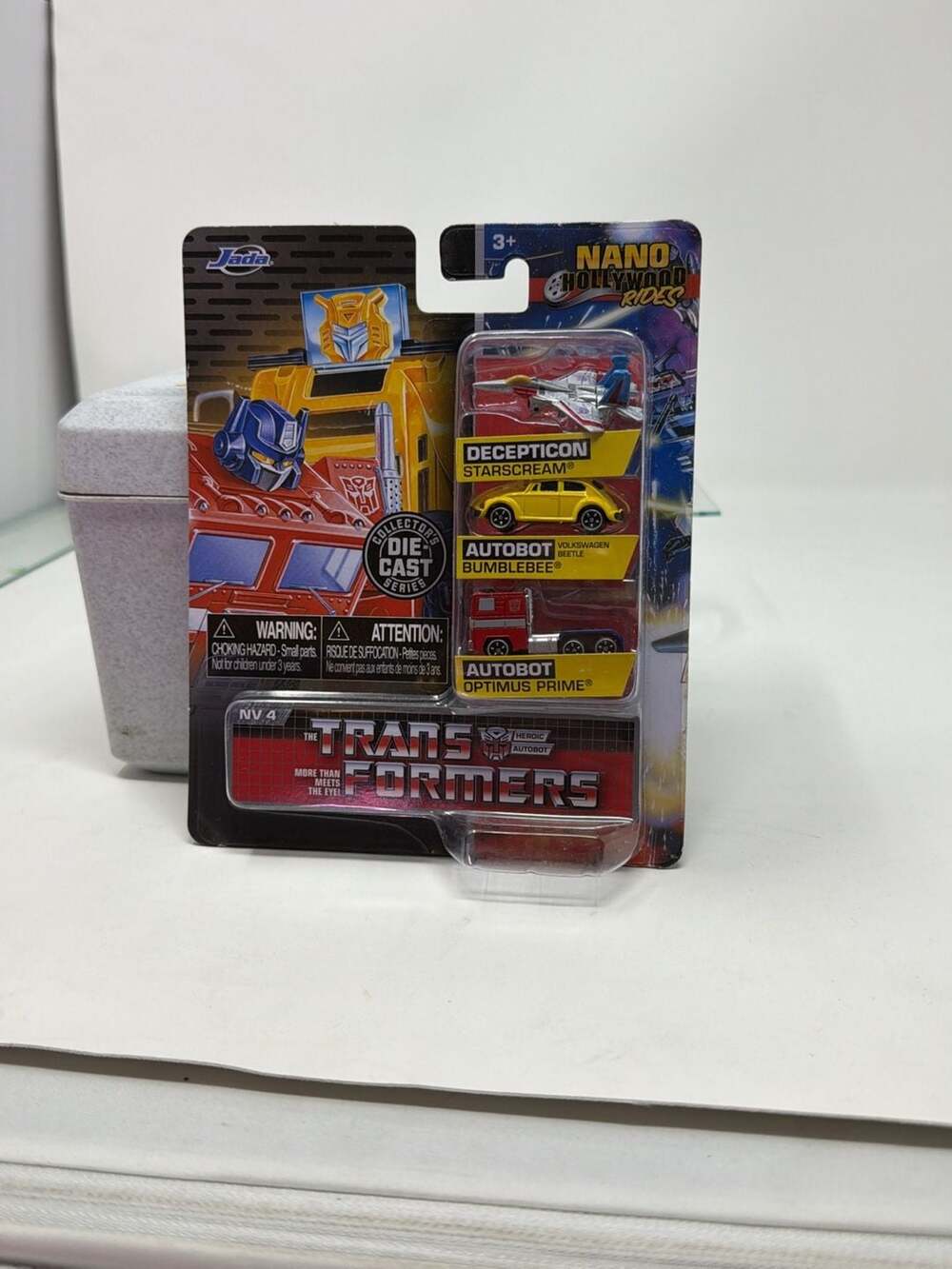 Jada Toys Transformers Nano Hollywood Rides Diecast 3-Pack NV4 New